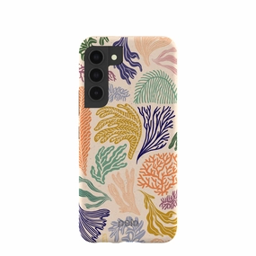 Compact Frame Premium Style Seashell Coral Dreams Samsung Galaxy S22 Case