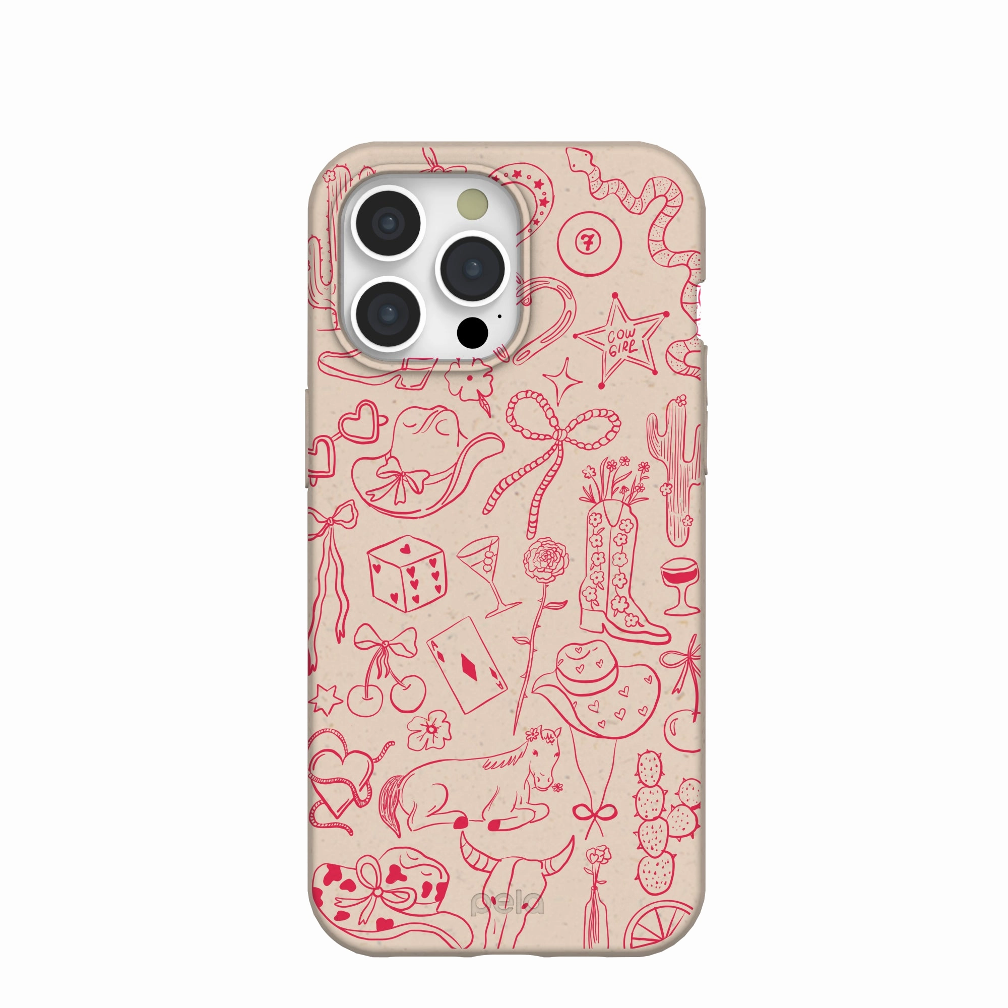 Seashell Cowgirl Chic iPhone 15 Pro Max Case Everyday Style