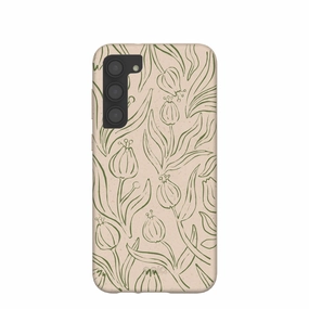 Seashell Floral Flow Samsung Galaxy S23 (Plus) Case Creative Texture Colorful Accent