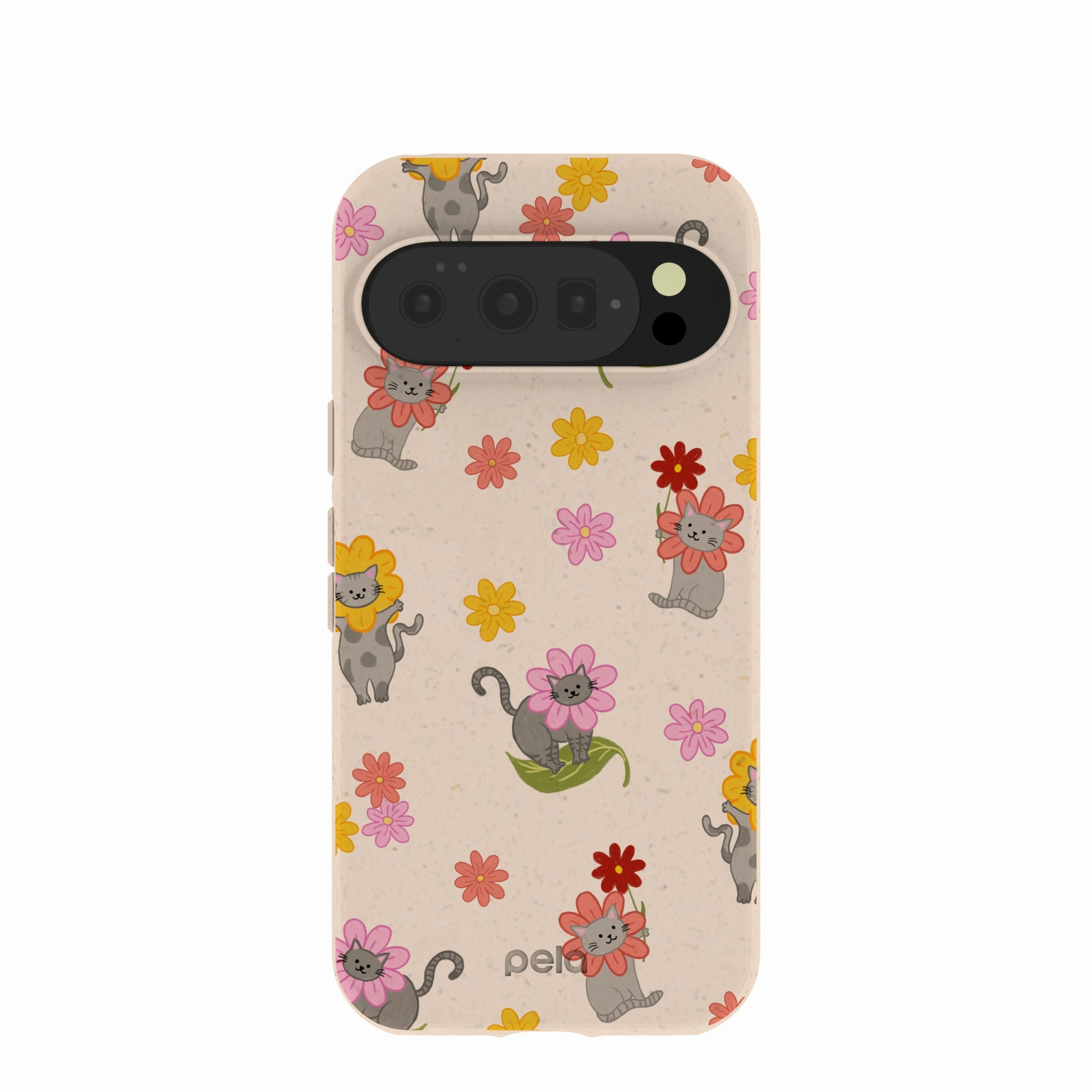 Seashell Flower Cats Google Pixel 10/10 Pro Case Light Build