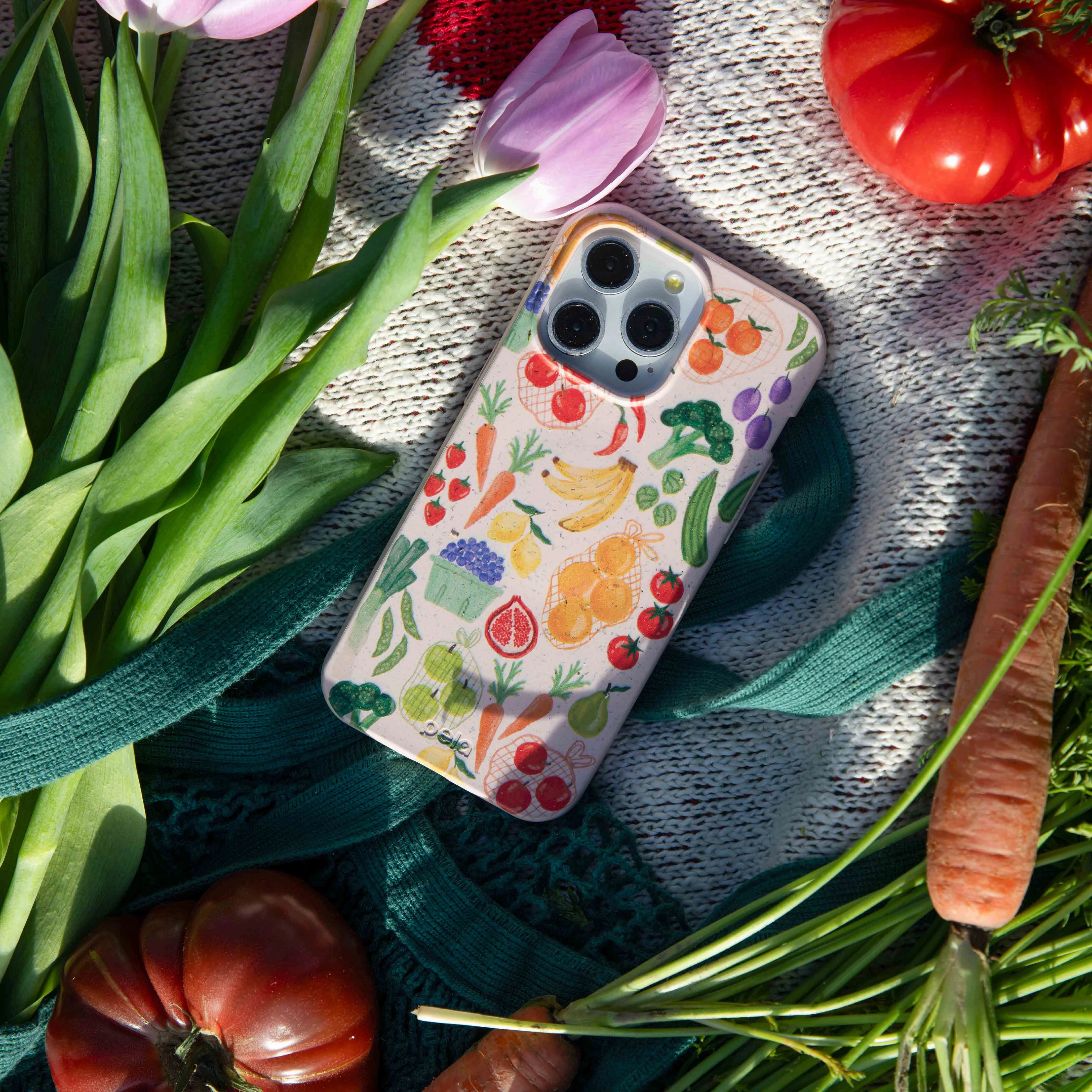 Durable Layer Flexible Edge Texture Seashell Fresh Market iPhone 17 Pro Max Case