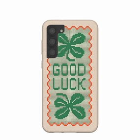 Seashell Good Luck Lace Samsung Galaxy S23 (Plus) Case Soft Grip Layer