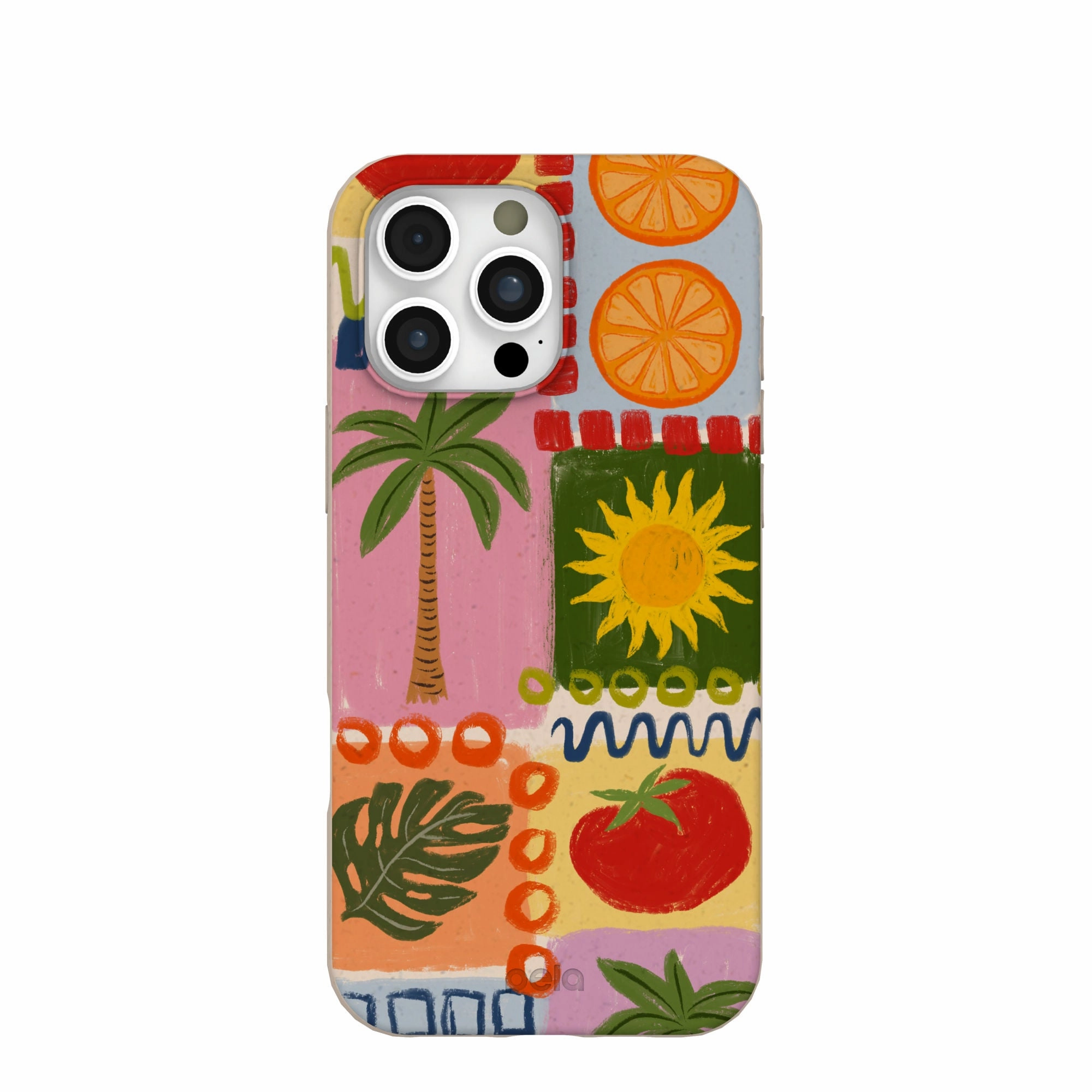 Seashell Hello Sunshine iPhone 16 Pro Max Case Creative Texture