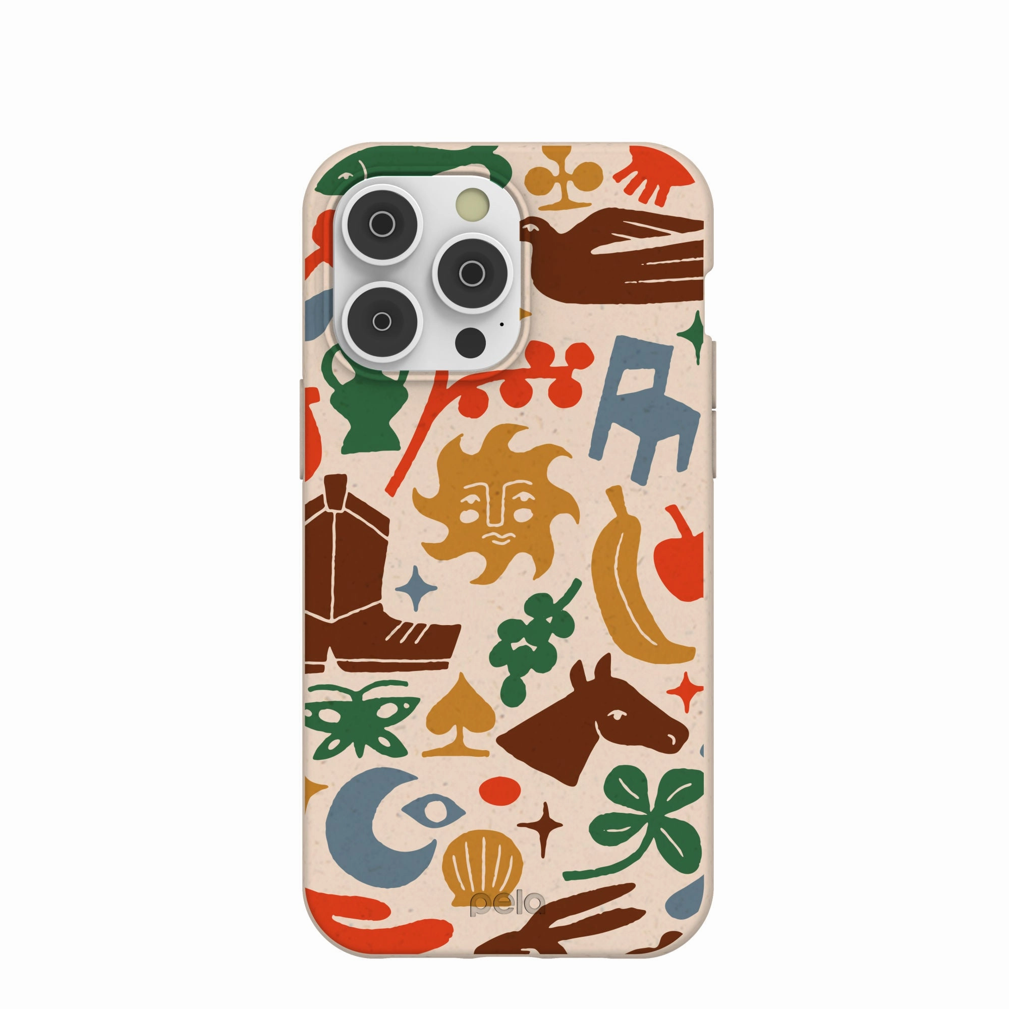 Color Accent Fashion Look Seashell Junk Drawer iPhone 14 Pro Max Case