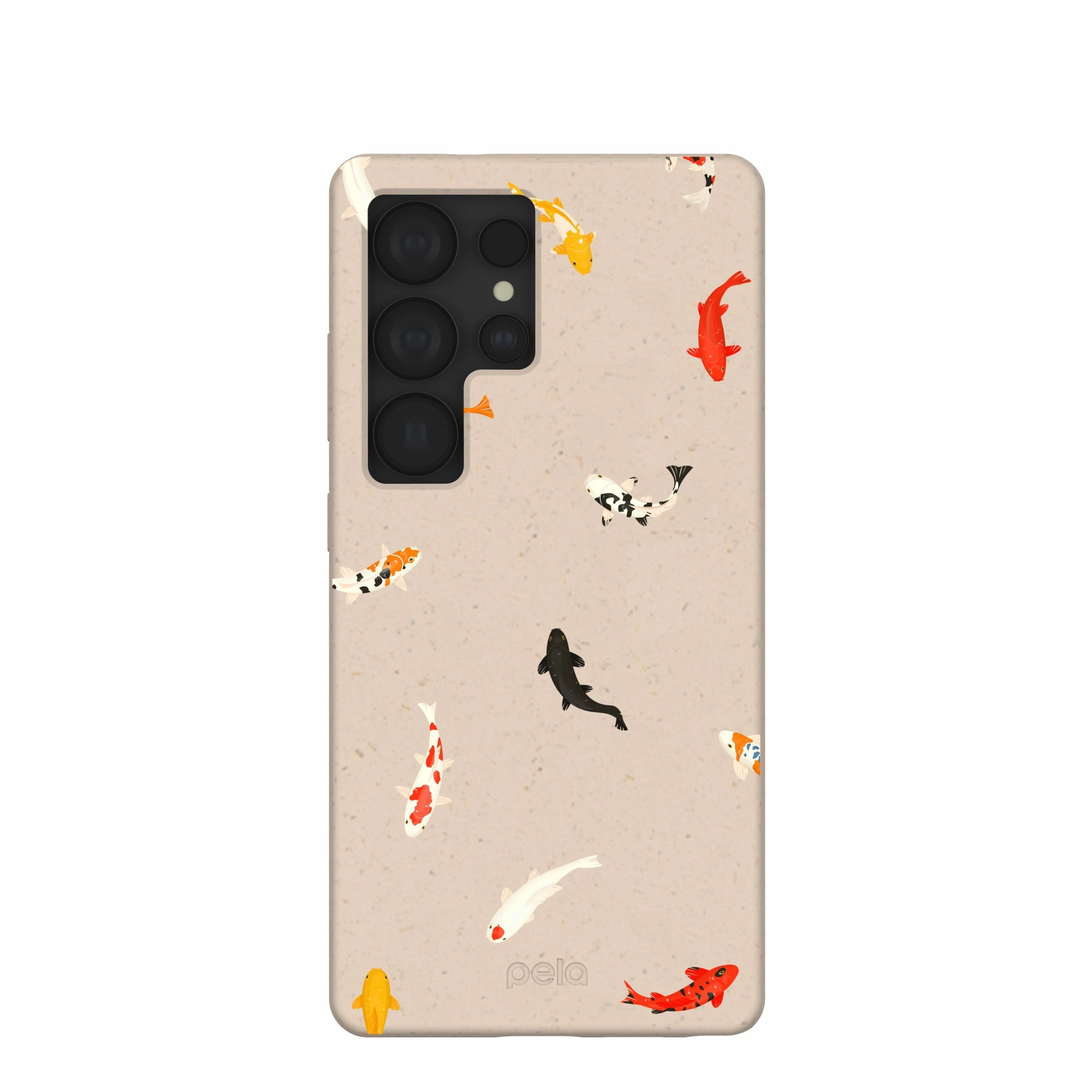Seashell Lil Koi Samsung Galaxy S25 Ultra Case Colorful Design TPU Material