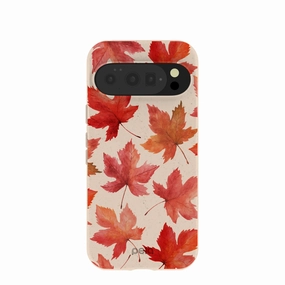 Textured Surface Seashell Maple Leaf Google Pixel 10/10 Pro Case