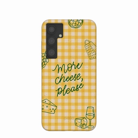 Everyday Use Matte Design Texture Seashell More Cheese Samsung Galaxy S24 (Plus) Case