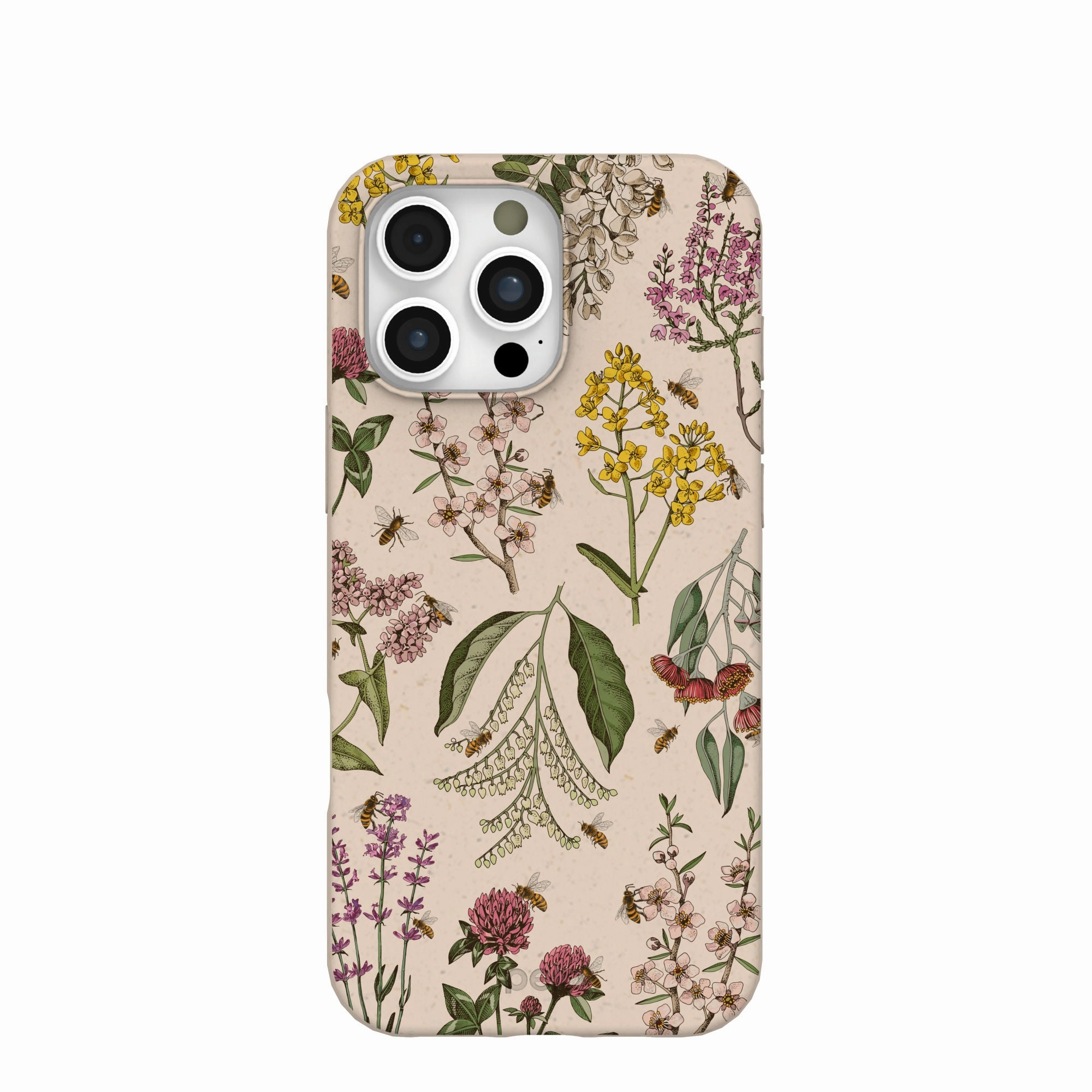 Easy Access Anti glare Seashell Nectar and Pollen iPhone 16 Pro Max Case