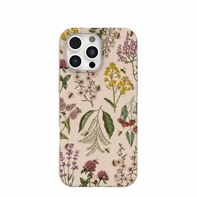 Easy Access Anti glare Seashell Nectar and Pollen iPhone 16 Pro Max Case