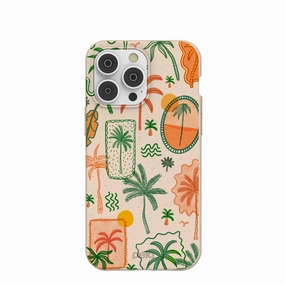 Slim Texture Seashell Palmography iPhone 14 Pro Max Case