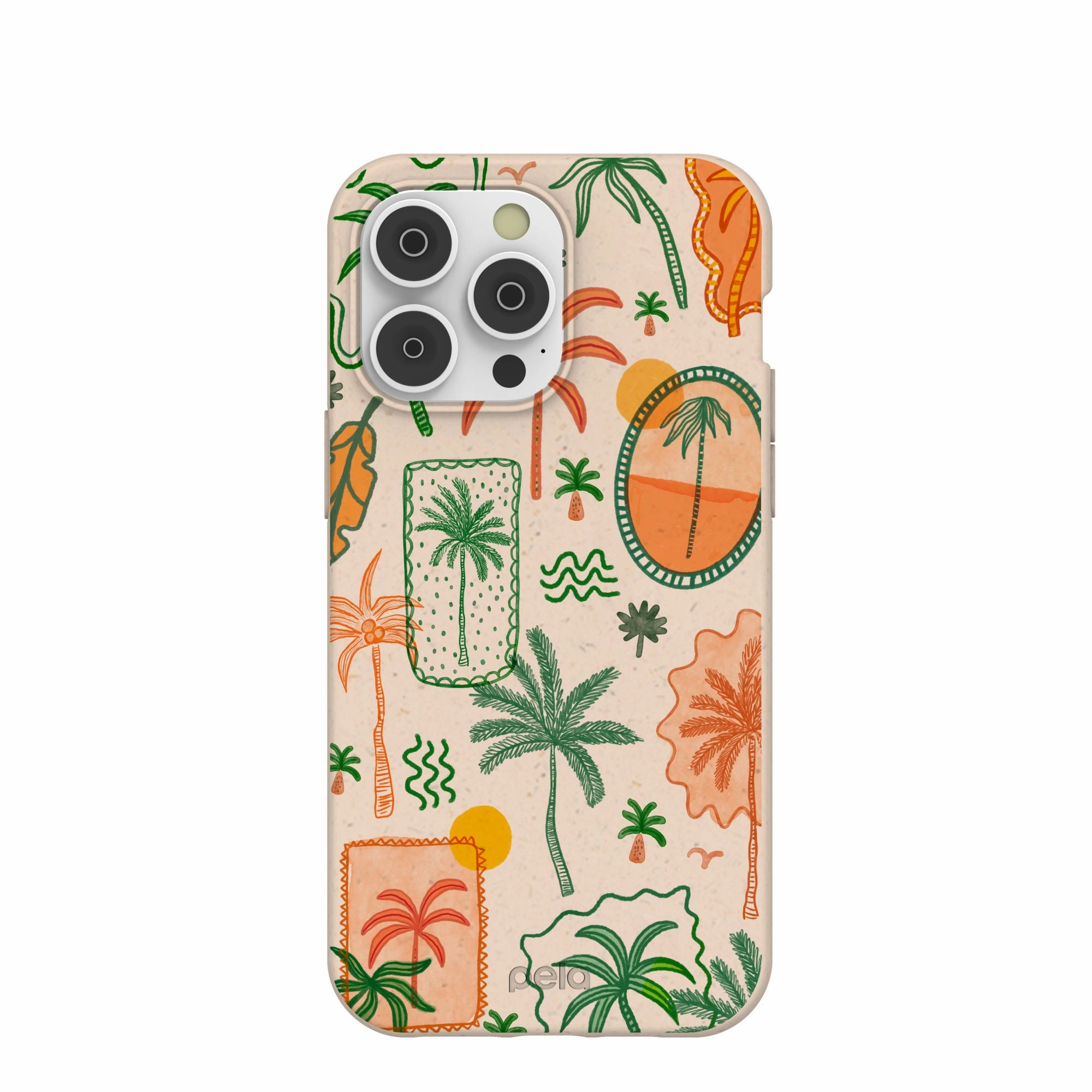 Slim Texture Seashell Palmography iPhone 14 Pro Max Case