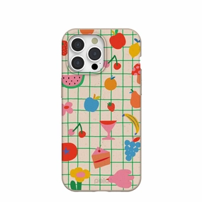 Seashell Picnic Day iPhone 15 Pro Max Case Durable Build Texture