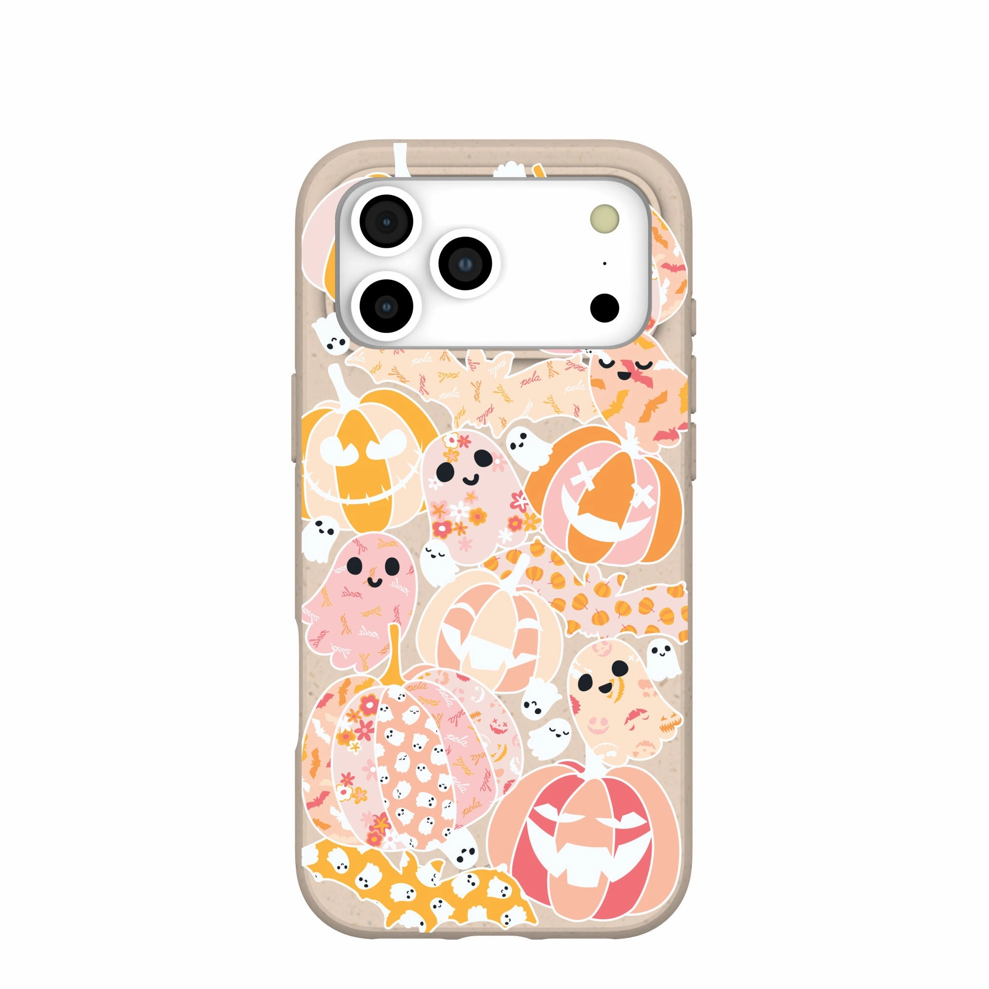 Smooth Design Slim Feel Seashell Pumpkin Patch iPhone 17 Pro Max Case