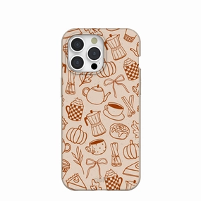 Seashell Pumpkin Spice iPhone 15 Pro Max Case Premium Style