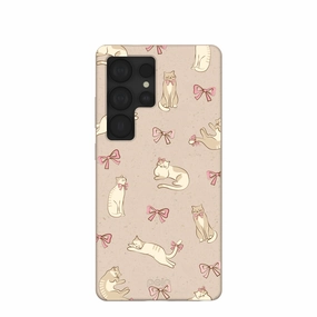 Seashell Purrfect Samsung Galaxy S25 Ultra Case hybrid design Anti scratch