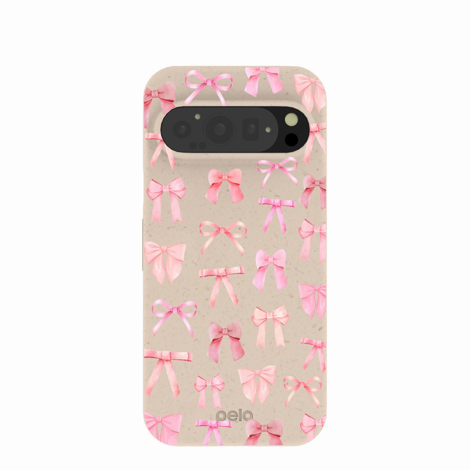 Seashell Rosy Bows Google Pixel 9/9 Pro Case Scratch Barrier Marble finish