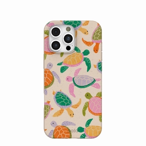 Comfort grip design dust protection Seashell Sea Turtle Party iPhone 16 Pro Max Case