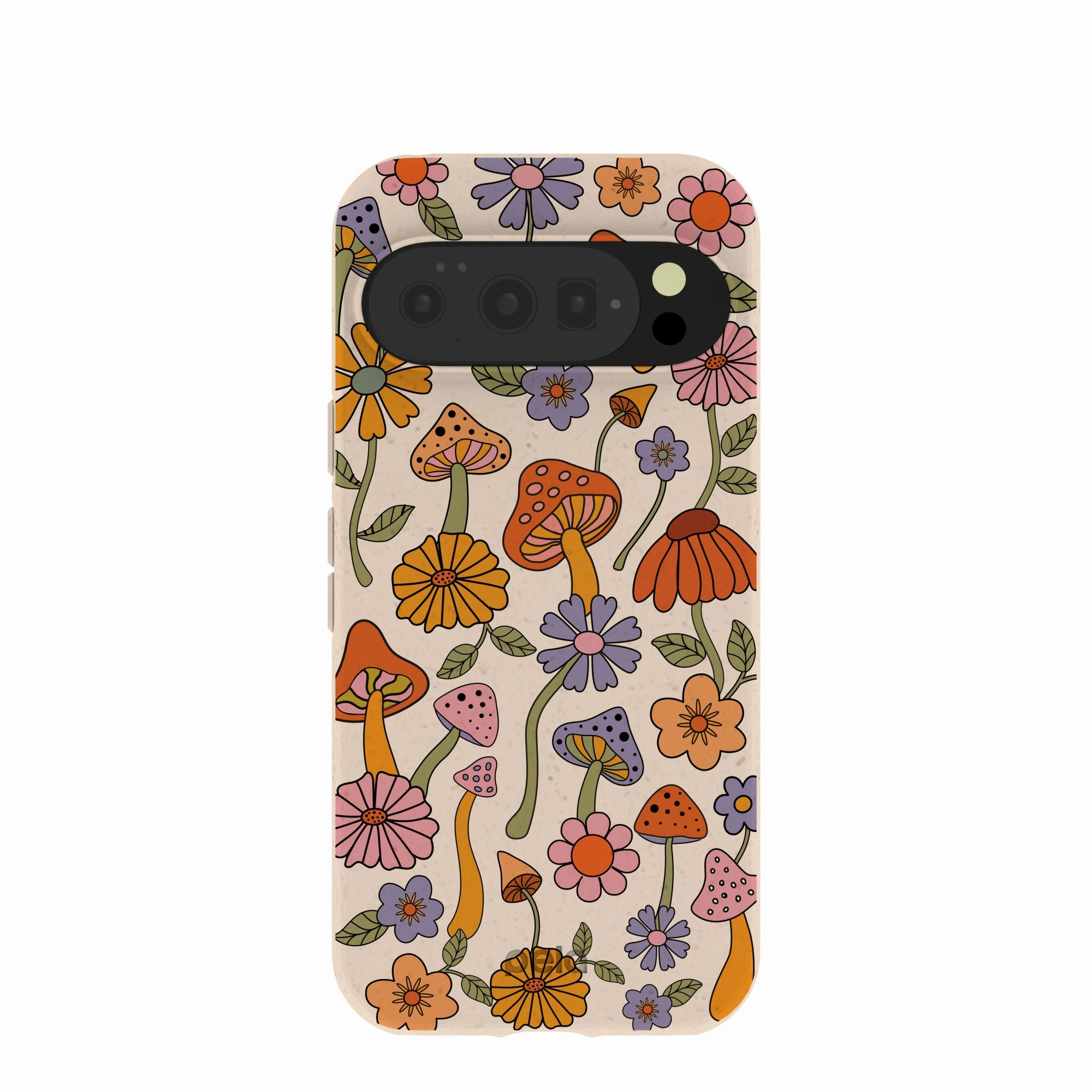Seashell Shrooms and Blooms Google Pixel 10/10 Pro Case Ergonomic grip Sleek Grip