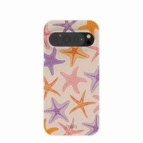 Seashell Starfish Parade Google Pixel 9/9 Pro Case Daily Essential Modern Texture Build