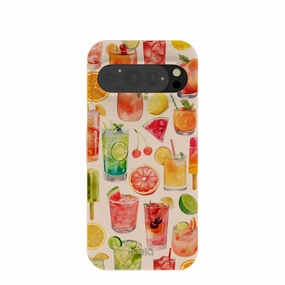 Seashell Sunset Sips Google Pixel 9/9 Pro Case Creative Form