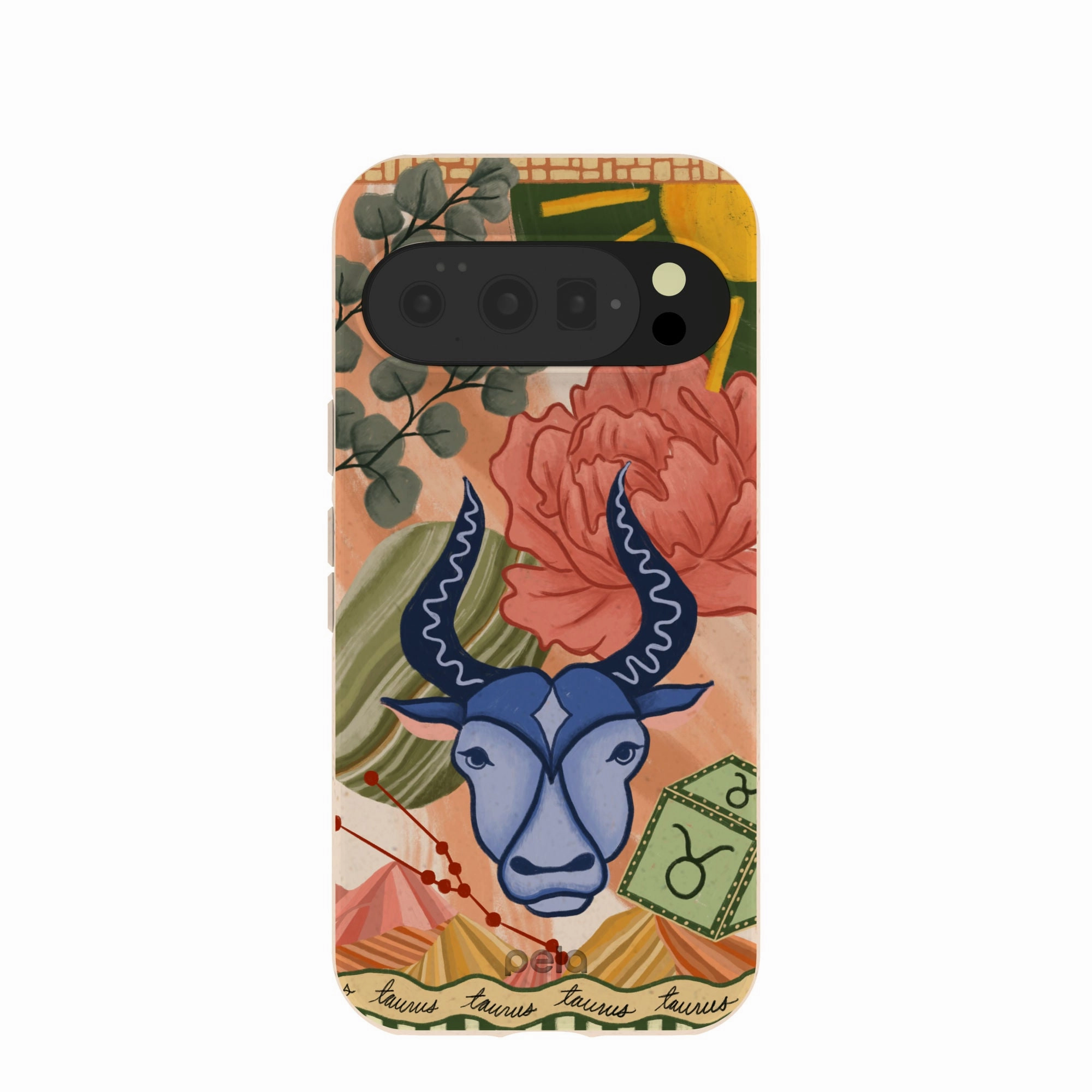 Futuristic style Seashell Taurus Bull Google Pixel 10/10 Pro Case