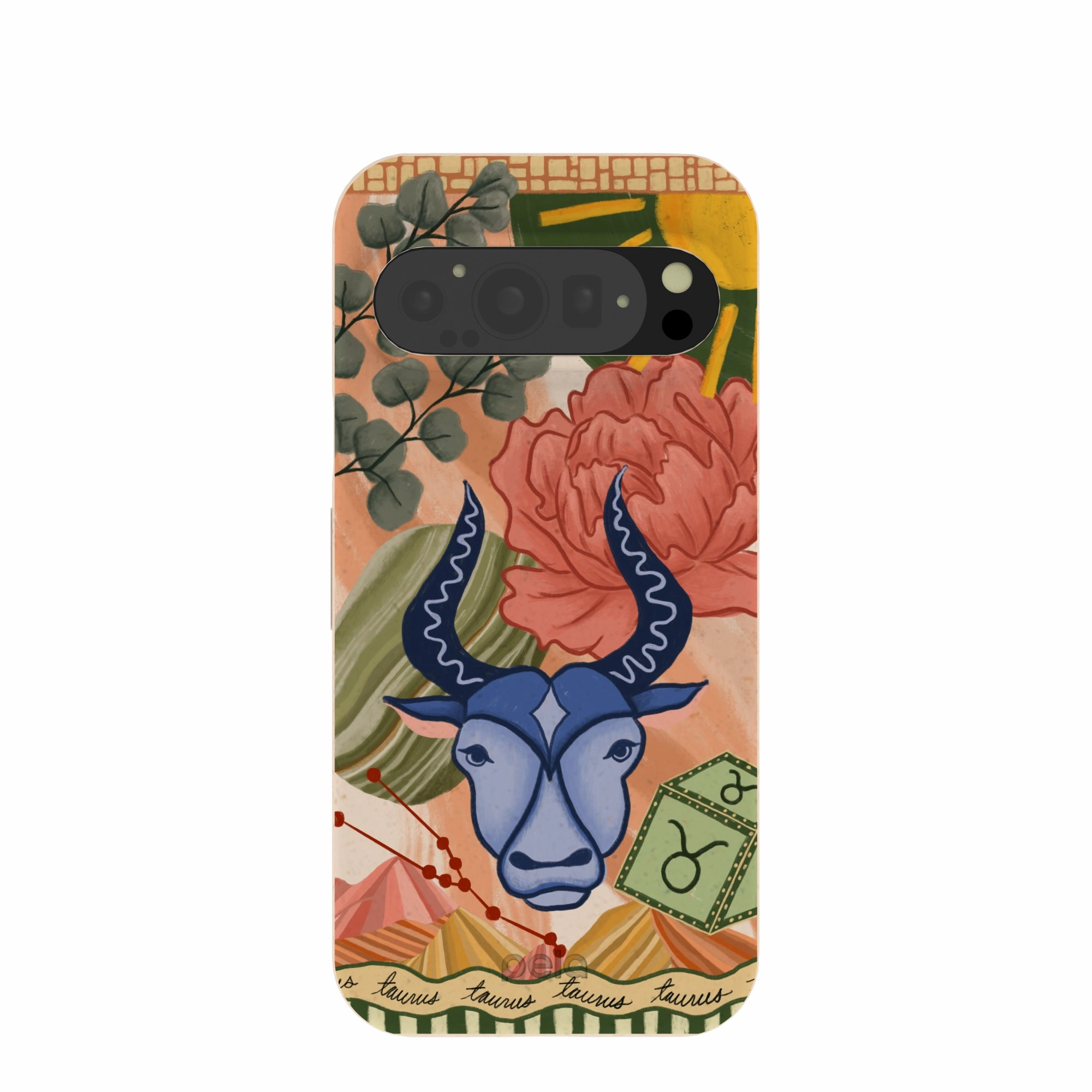 Refined Pattern Slim Edge Seashell Taurus Bull Google Pixel 9/9 Pro Case