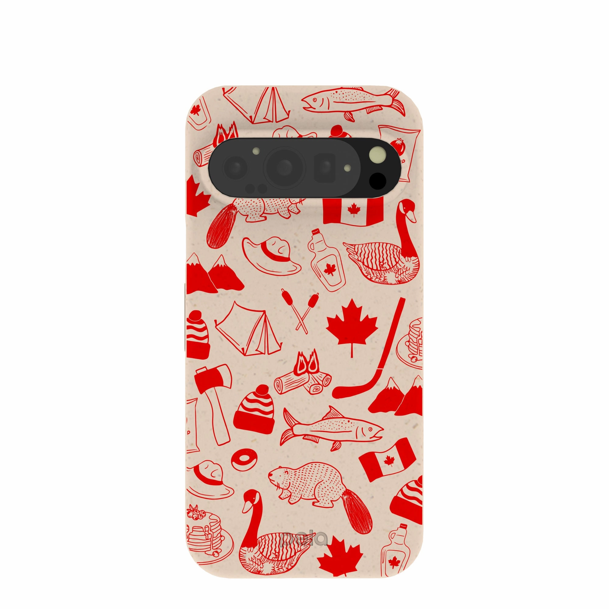 Seashell True North Red Google Pixel 9/9 Pro Case Grip Control Minimal Touch