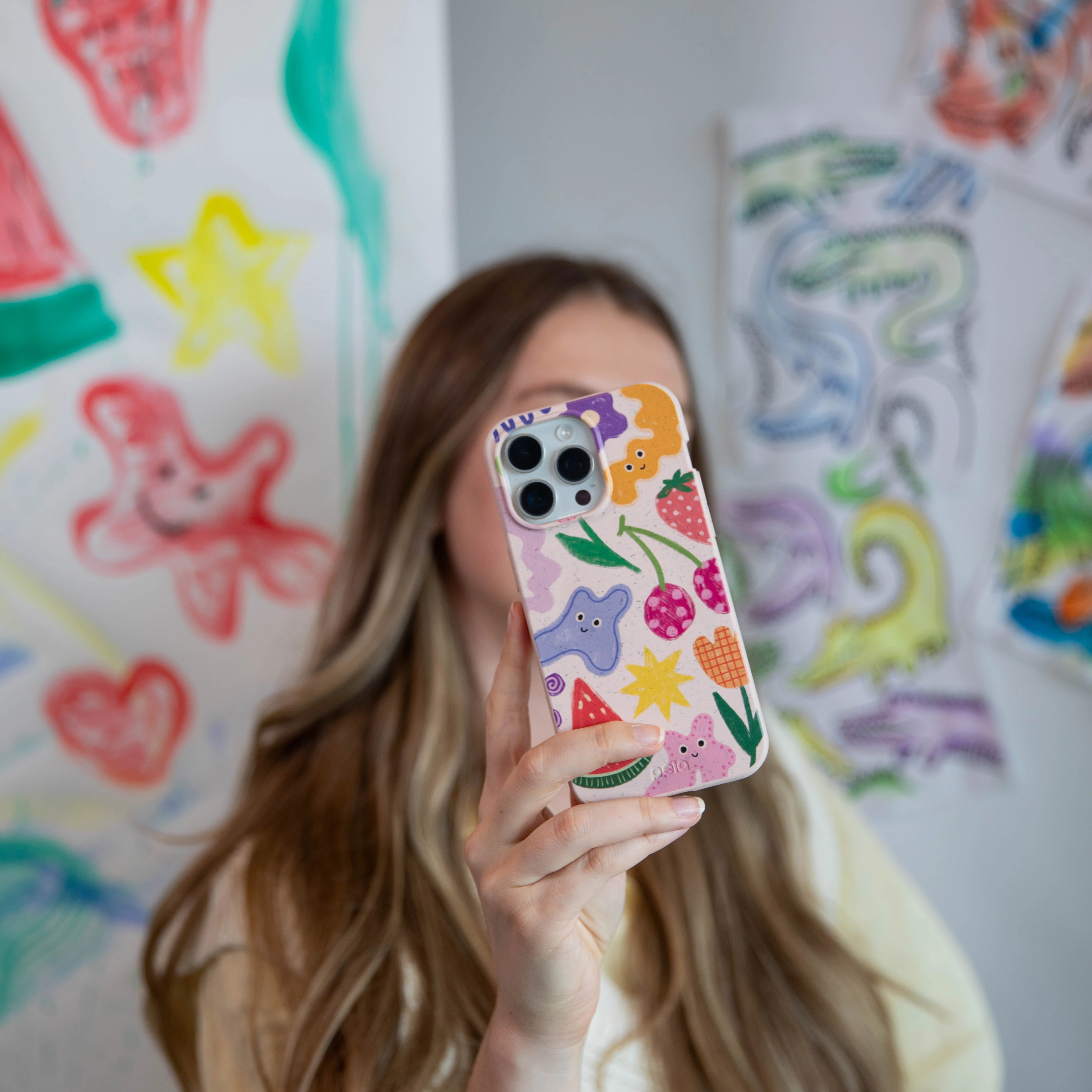 Seashell Whimsy Shapes iPhone 17 Pro Max Case Polished Detail Polished Look