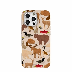 Seashell Wild Canada iPhone 16 Pro Max Case High strength