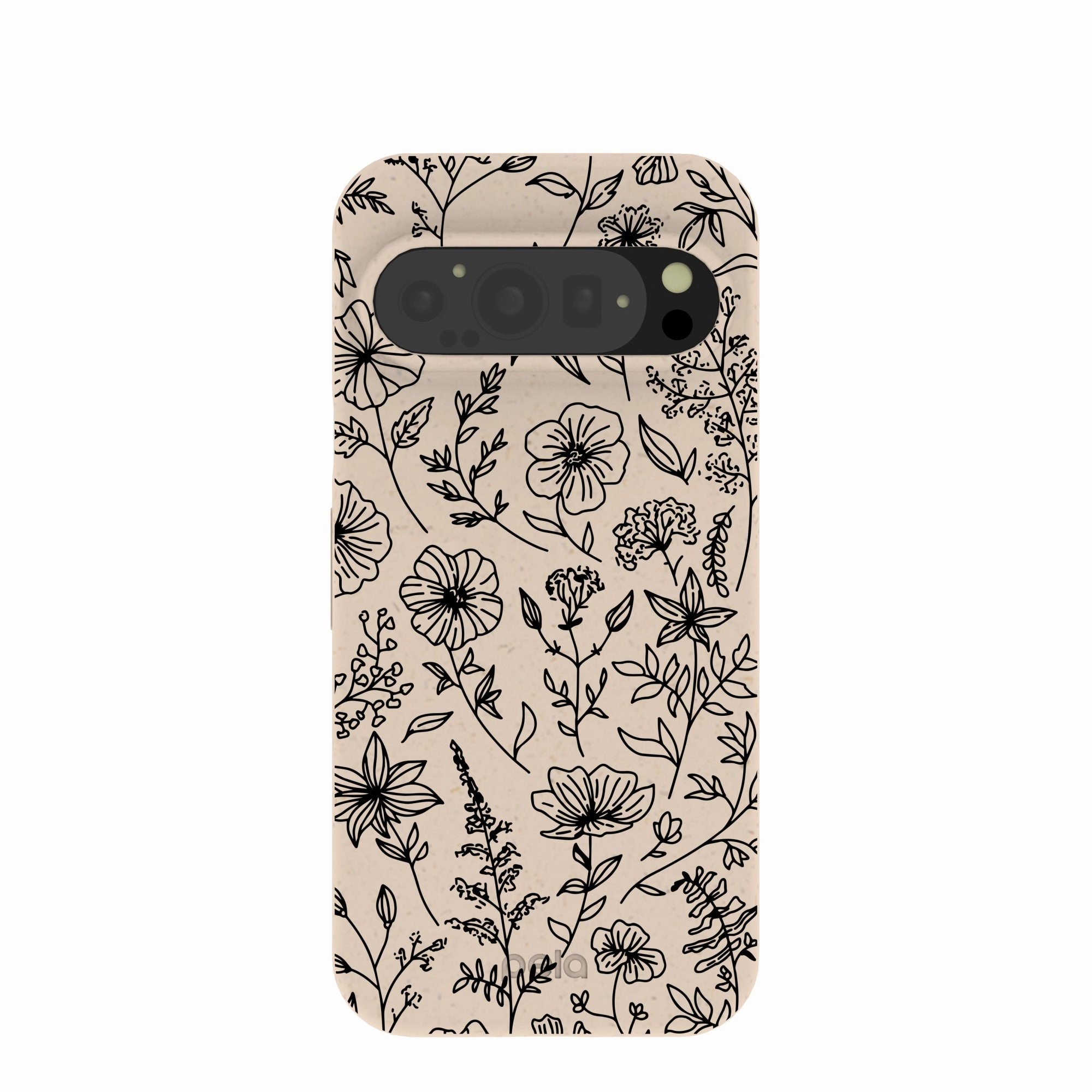 Seashell Wild Flower Google Pixel 9/9 Pro Case Modern Pattern Style Non slip grip