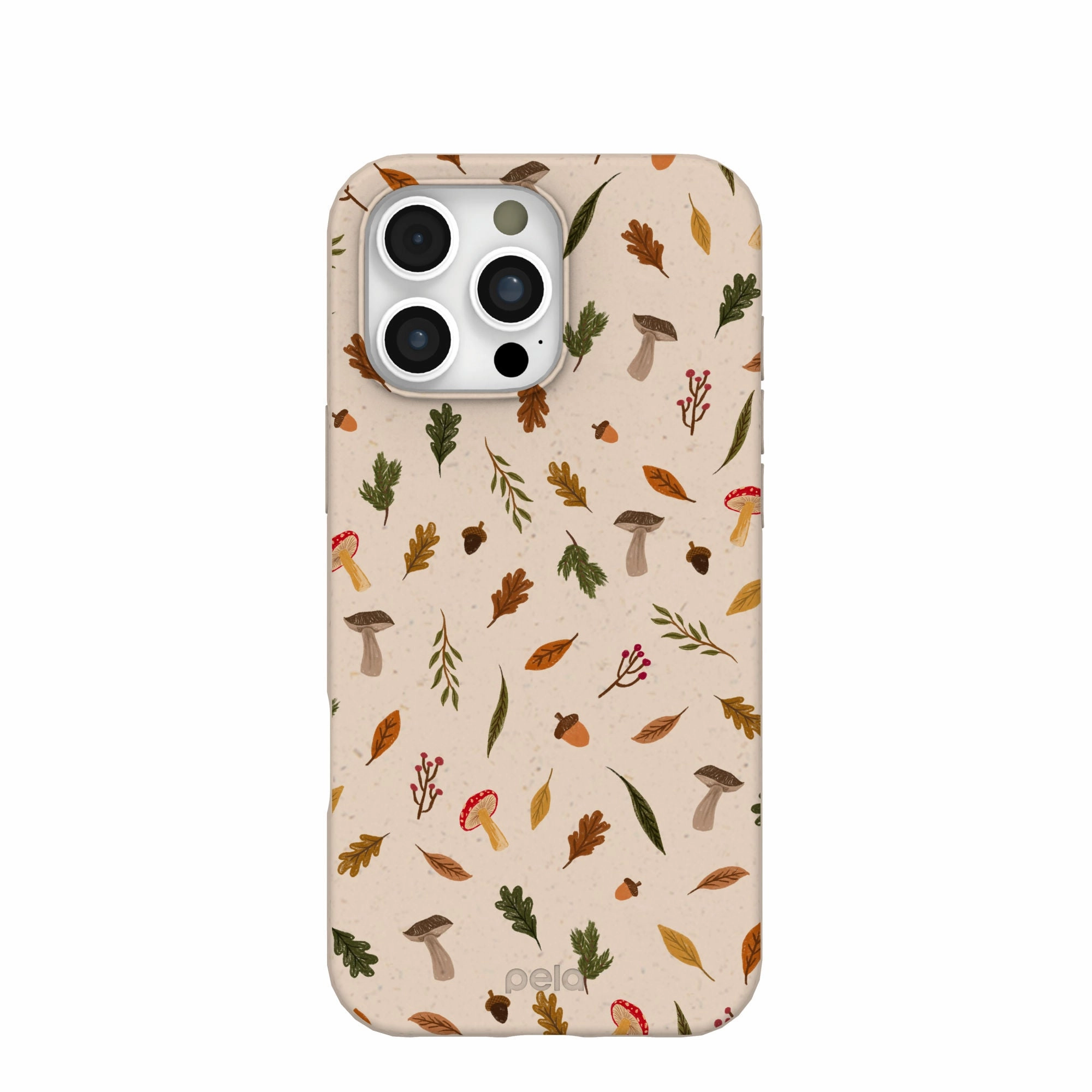 Seashell Woodland Harvest iPhone 16 Pro Max Case Pocket Ready