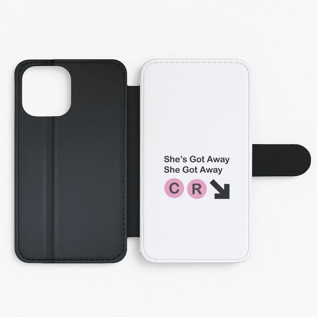 She Got Away Flip / Wallet Phone Case Hybrid Build
