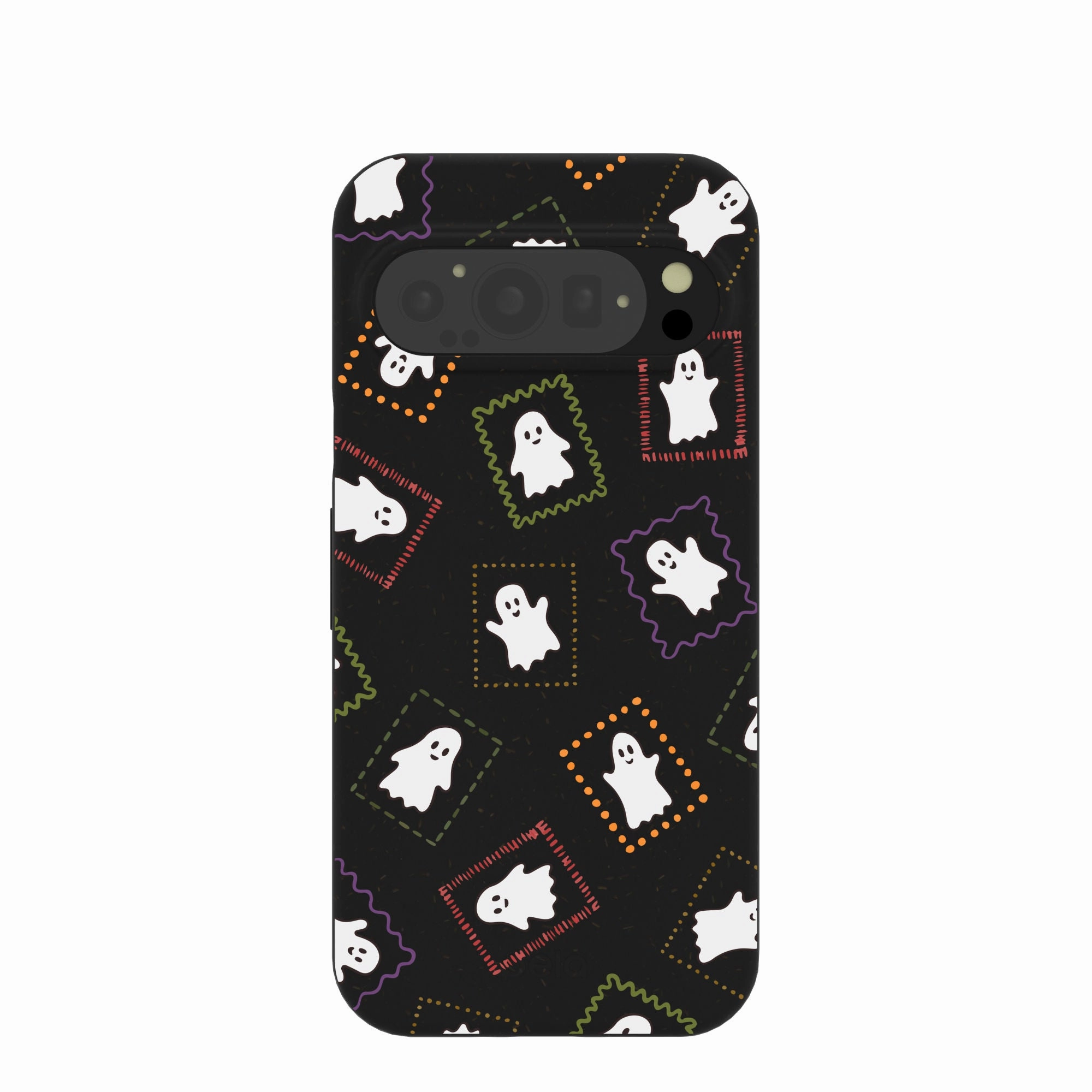 Modern Texture Look Black Ghost Stamps Google Pixel 9/9 Pro Case