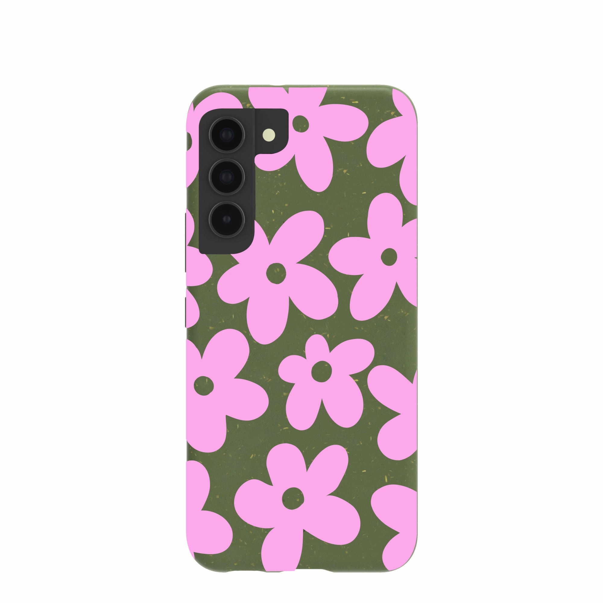 Flexible Fit Forest Floor Pink Blooms Samsung Galaxy S22 Case