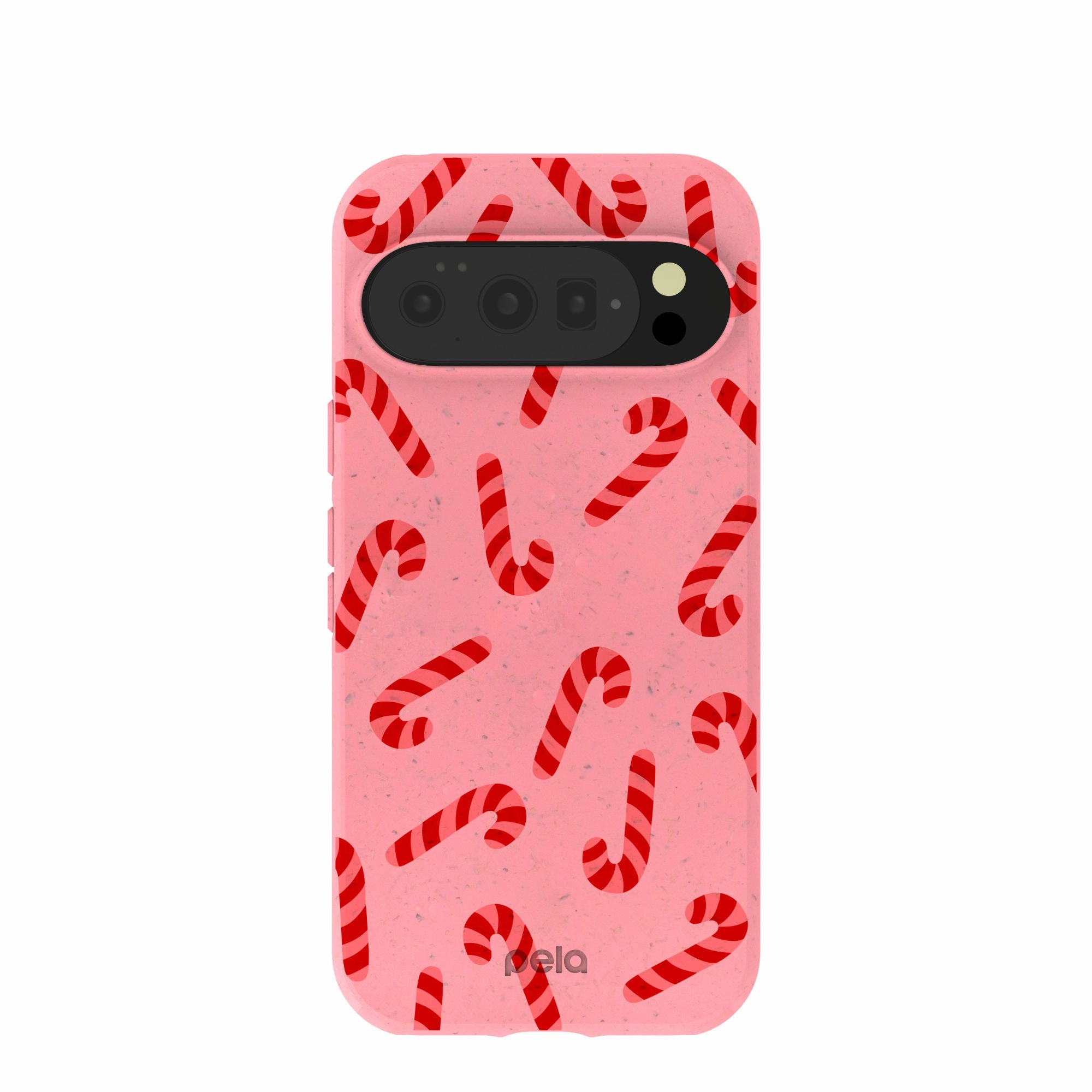 Stylish grip Fashion Statement Bubblegum Pink Candy Cane Chaos Google Pixel 10/10 Pro Case