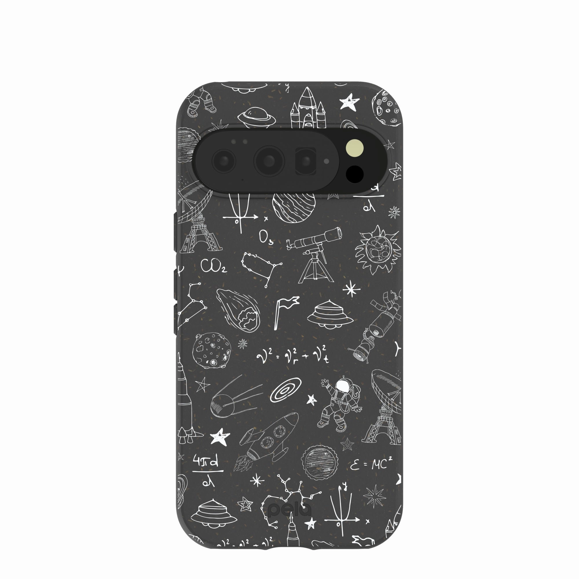 Rugged Surface Gloss Touch Black Astronomy Google Pixel 10/10 Pro Case