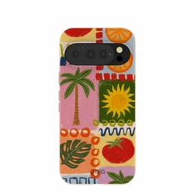Flexible Pattern Seashell Hello Sunshine Google Pixel 10/10 Pro Case