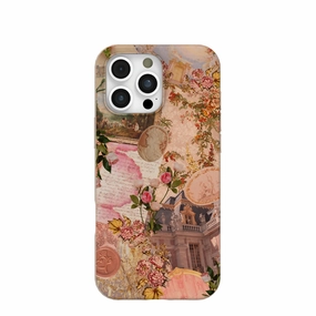 Seashell Rococo Romance iPhone 16 Pro Max Case Polished Detail Edge Soft Frame