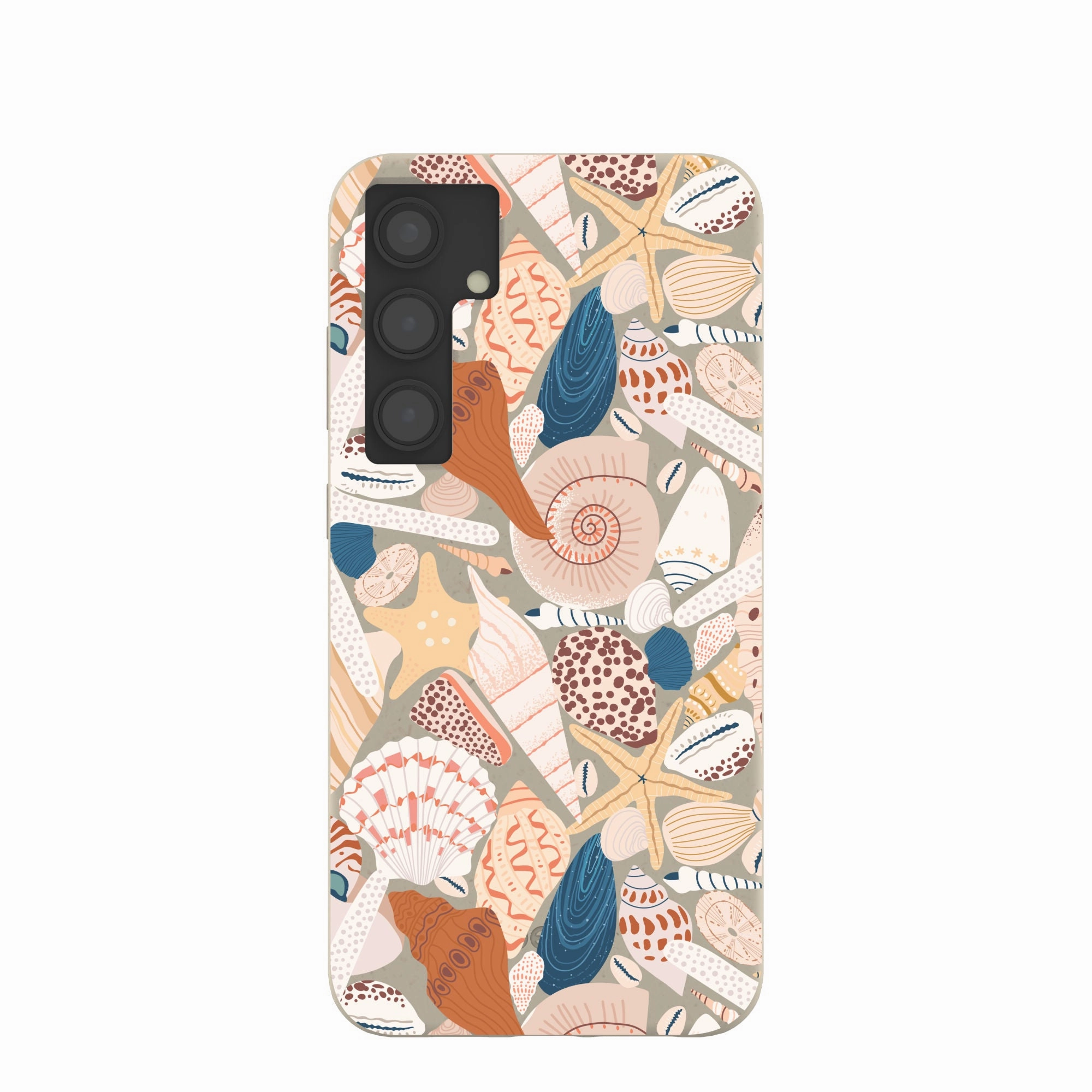 Vivid Detail London Fog Sandy Shells Samsung Galaxy S24 (Plus) Case
