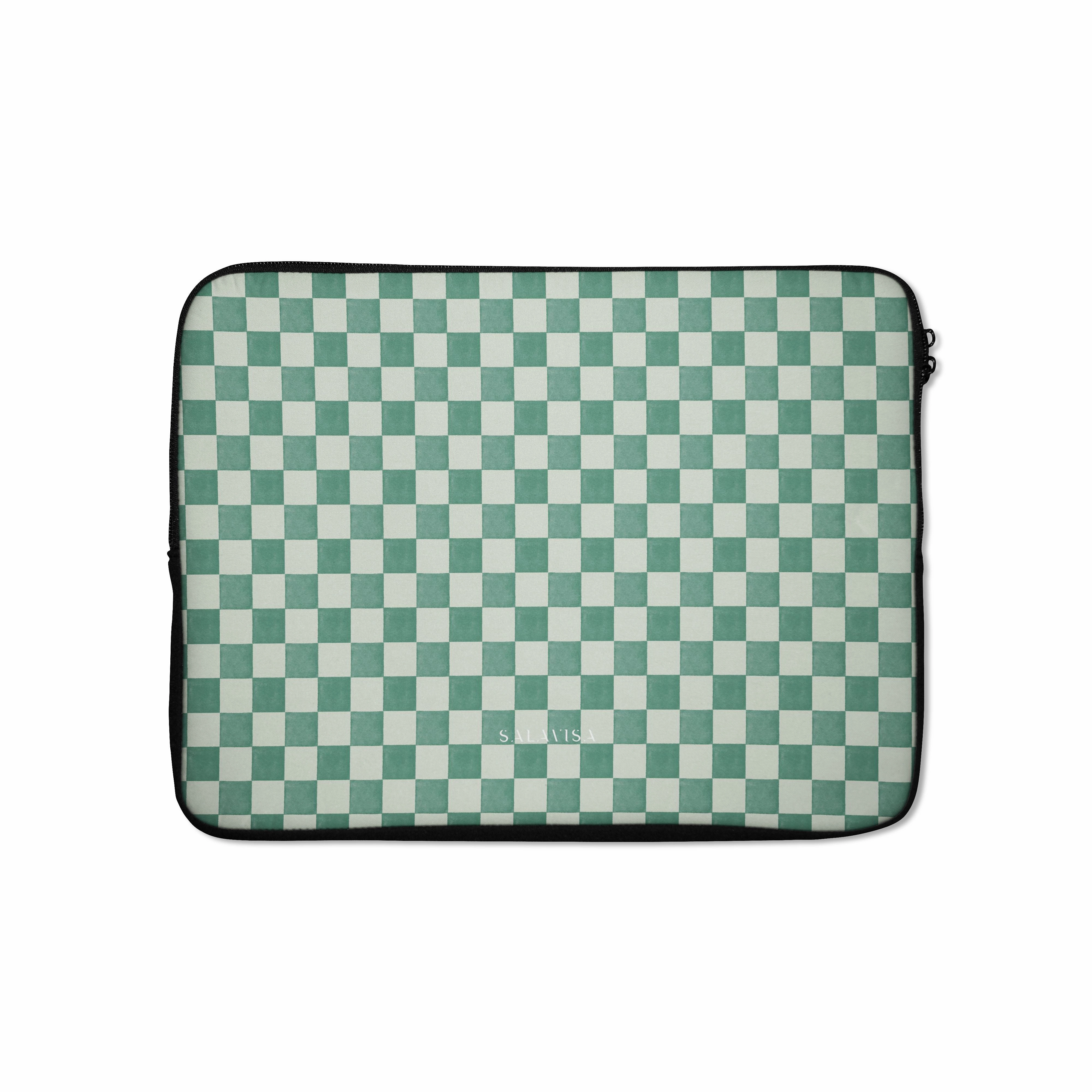 Mint Serenity Laptop Sleeve Modern Layer Stylish Edge
