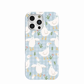 Desk Companion Powder Blue Blooming Quackers iPhone 16 Pro Max Case