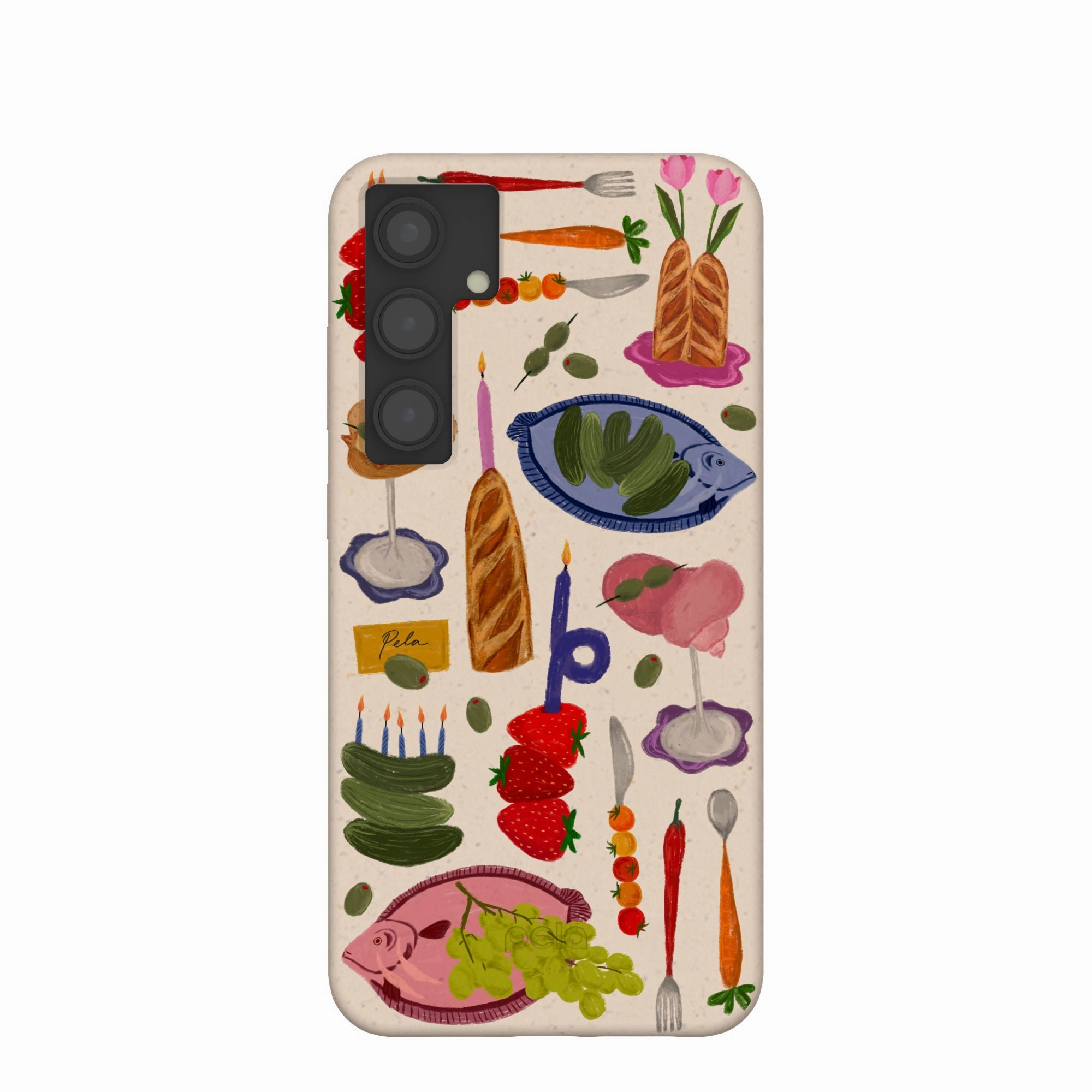 Seashell Surreal Soiree Samsung Galaxy S24 (Plus) Case Polished Edge