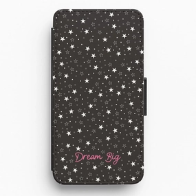 Starry Dream Big Flip / Wallet Phone Case Shockproof Frame