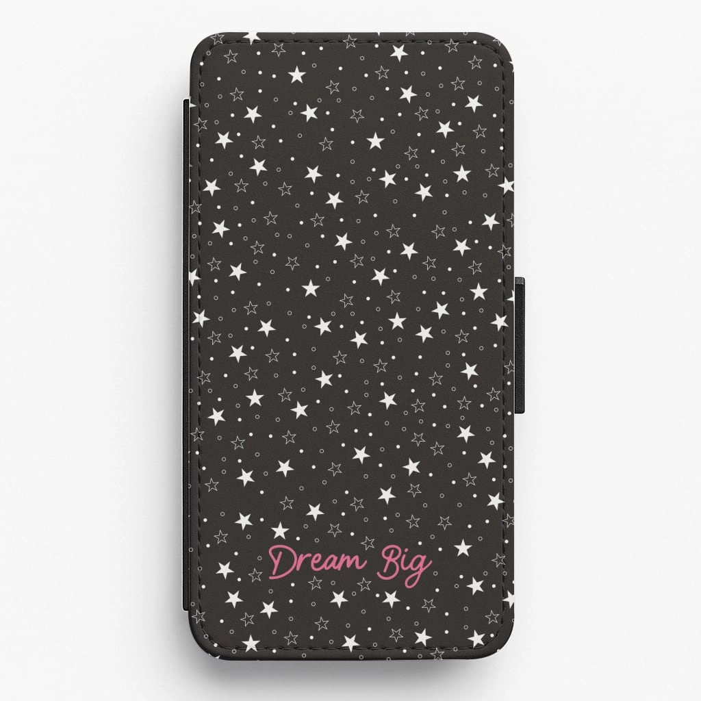Starry Dream Big Flip / Wallet Phone Case Shockproof Frame