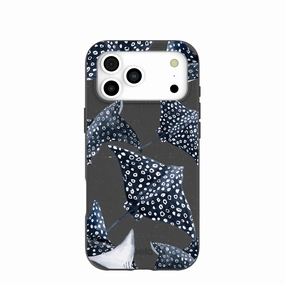 Matte Shield Black Midnight Rays iPhone 17 Pro Max Case