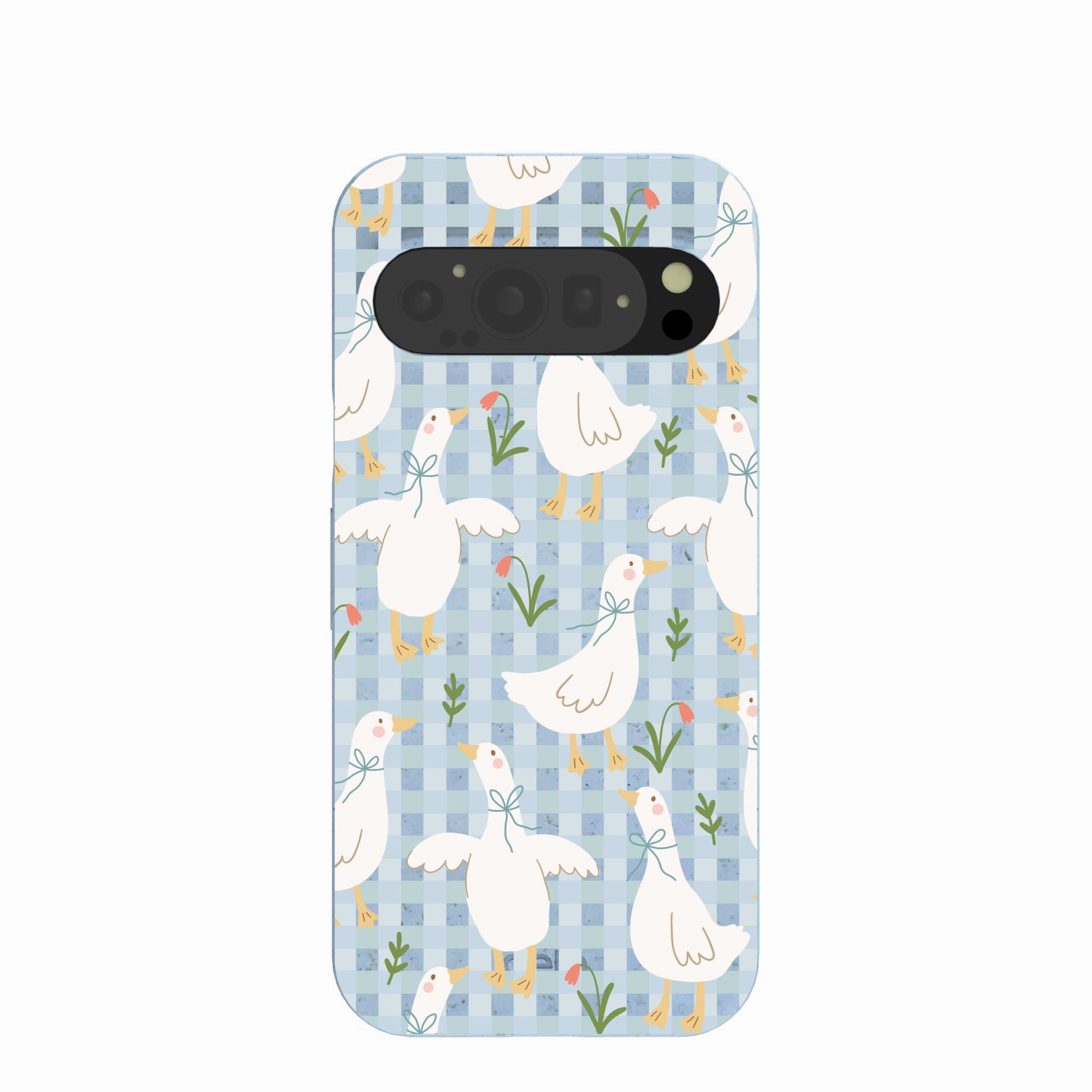Outdoor Protection Handy Use Powder Blue Blooming Quackers Google Pixel 9/9 Pro Case