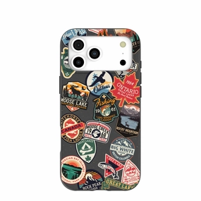 Protective barrier Black Canadian Stickers iPhone 17 Pro Max Case