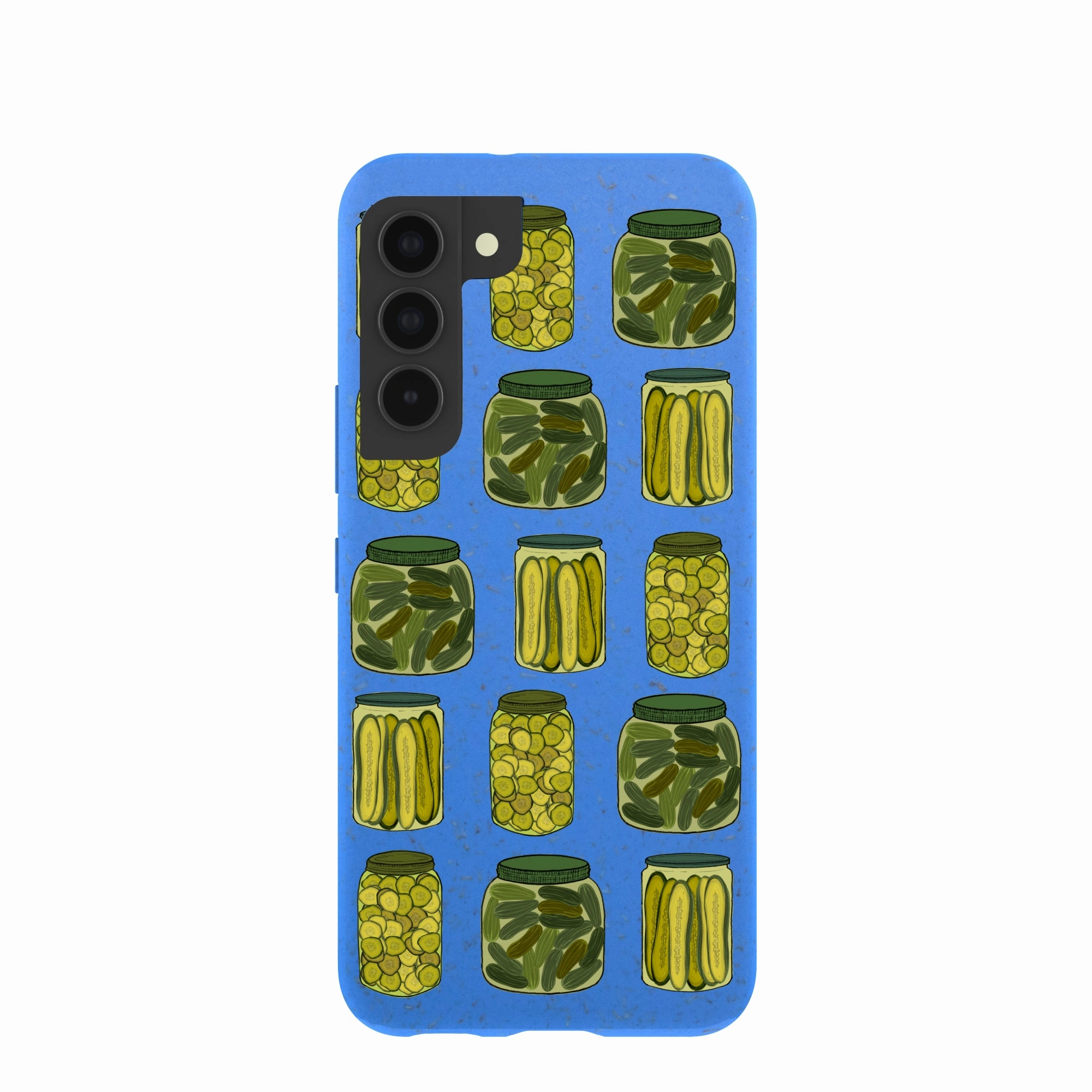 Electric Blue Pickling Pickles Samsung Galaxy S22 Case Color Pattern Premium Protection