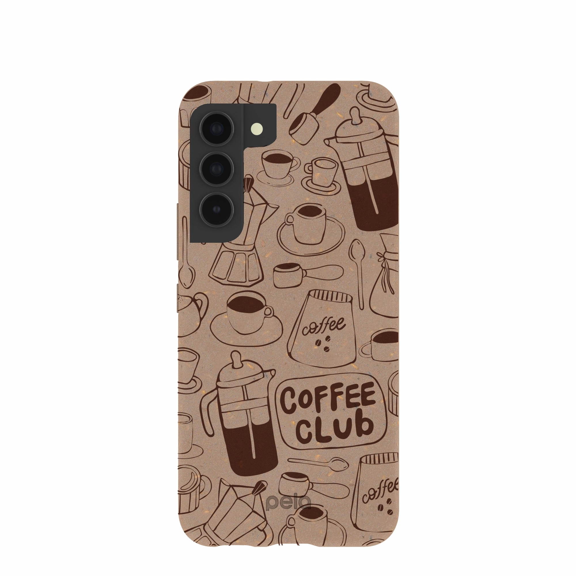 Chocolate Brown Coffee Club Samsung Galaxy S22 Case Soft Layer Comfort Shape