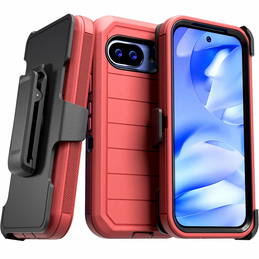 Google Pixel 9a (2025) Defender Case Vivid Surface Detail